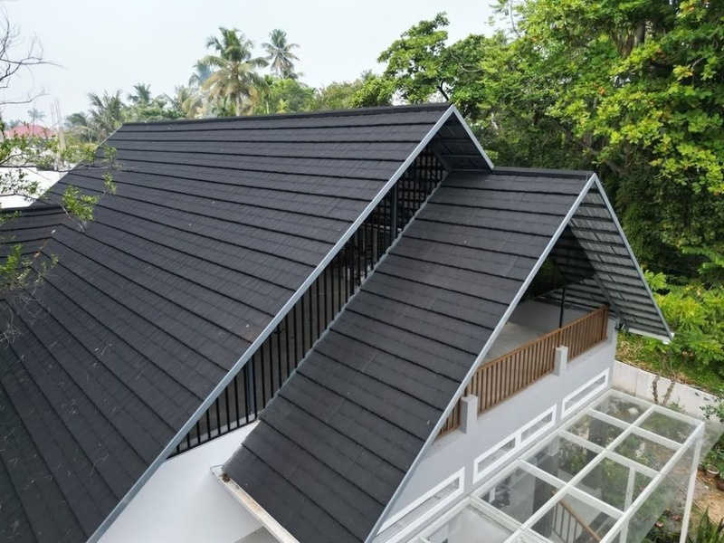 Signature residence roofing project by M4S Homes